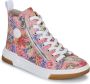 Rieker Sneakers high top sneaker vrijetijdsschoen veterschoen met plateauzool - Thumbnail 3