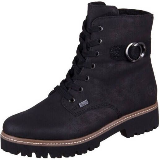 Rieker Hoge Sneakers Schwarz Mogadischu Wildebuk - Foto 3