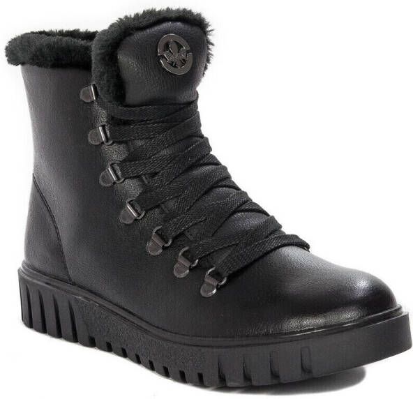 Rieker Zwarte Gesloten Booties Black Dames - Foto 2