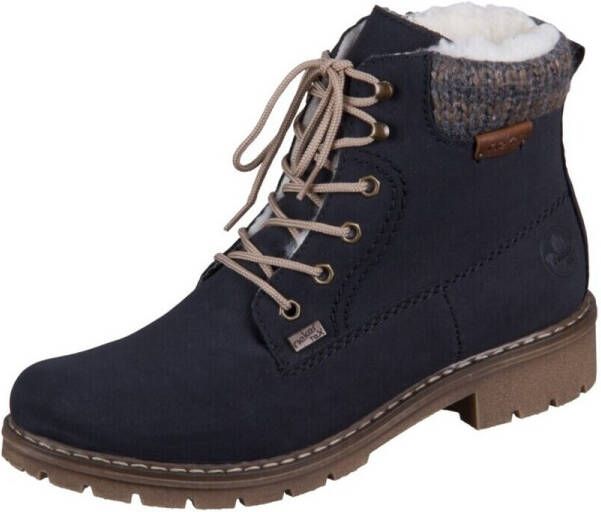 Rieker Winterlaarsjes veterschoenen enkellaars met waterafstotende tex-membraan - Foto 5