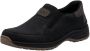 Rieker herenslipschoenen sneakers 03365-00 zwart extra breed - Thumbnail 2
