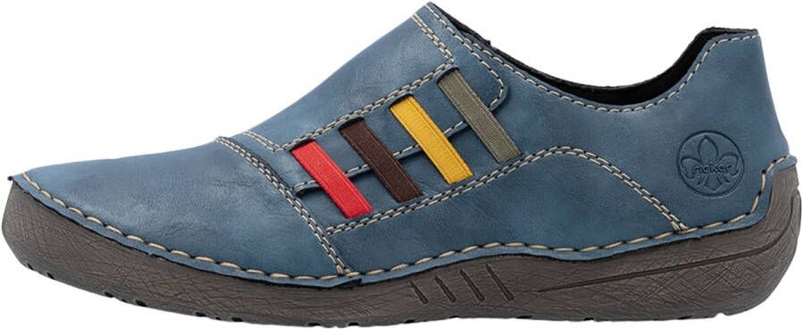 Rieker Instappers Instapschoen slip-on sneaker lage schoen met zachte binnenzool