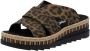Rieker Slippers sleehak zomerschoen slippers met jute omlijsting - Thumbnail 1