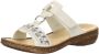 Rieker 628M6-80 slipper muiltje wit - Thumbnail 3