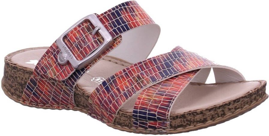 Rieker Slippers in glanzende look