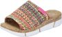 Rieker Slippers sleehak zomerschoen slippers in zomerlook - Thumbnail 5