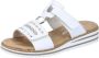 Rieker Slippers sleehak zomerschoen pantoffels met praktisch klittenband - Thumbnail 2