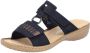 Rieker Dames Slipper 60881-00 Zwart - Thumbnail 2
