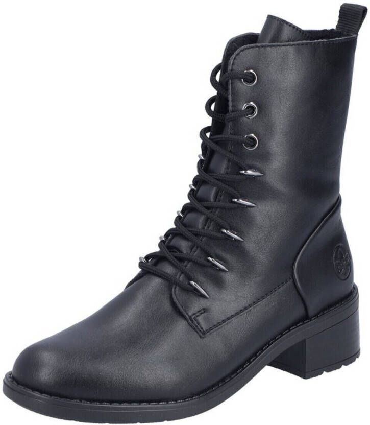 Rieker Slip-on sneakers instaplaarzen enkellaars high top sneaker in vegan uitvoering - Foto 4