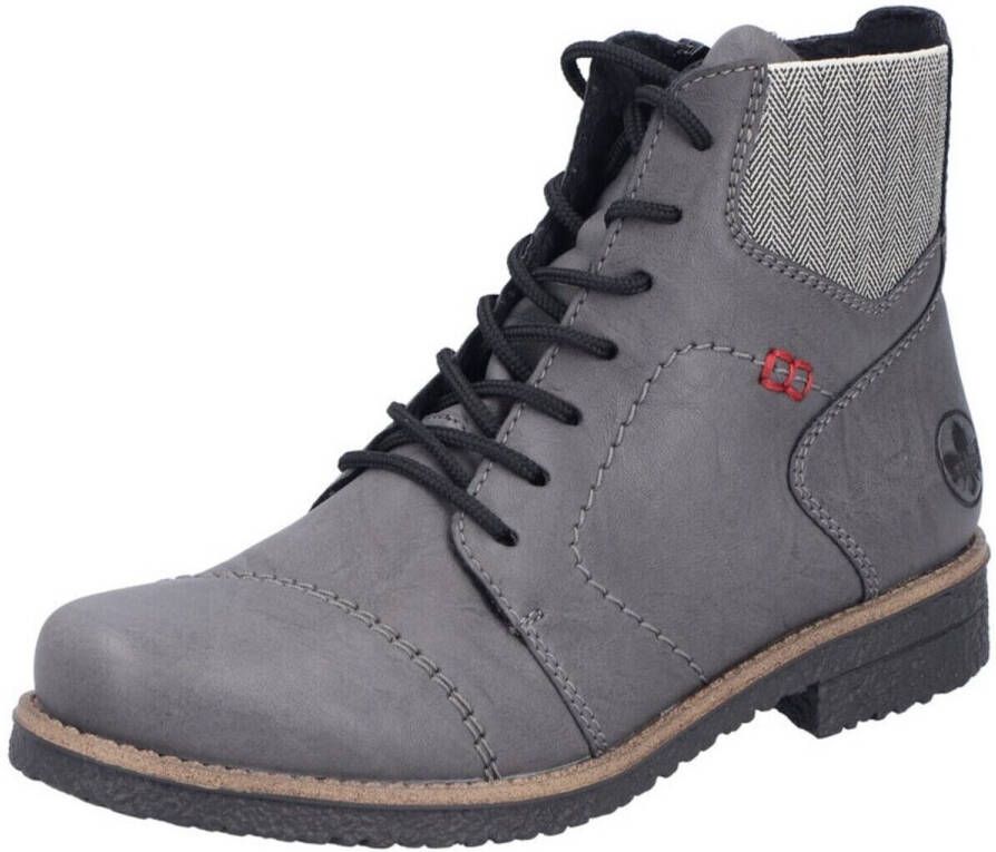 Rieker Veterlaarsjes Veterboots herfstlaarsjes blokhak met zachte binnenzool - Foto 2