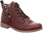 Rieker dames veterboot rood - Thumbnail 2