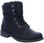 Rieker Hoge veterschoenen winterboots blokhak enkellaarsjes met subtiele studs - Thumbnail 5