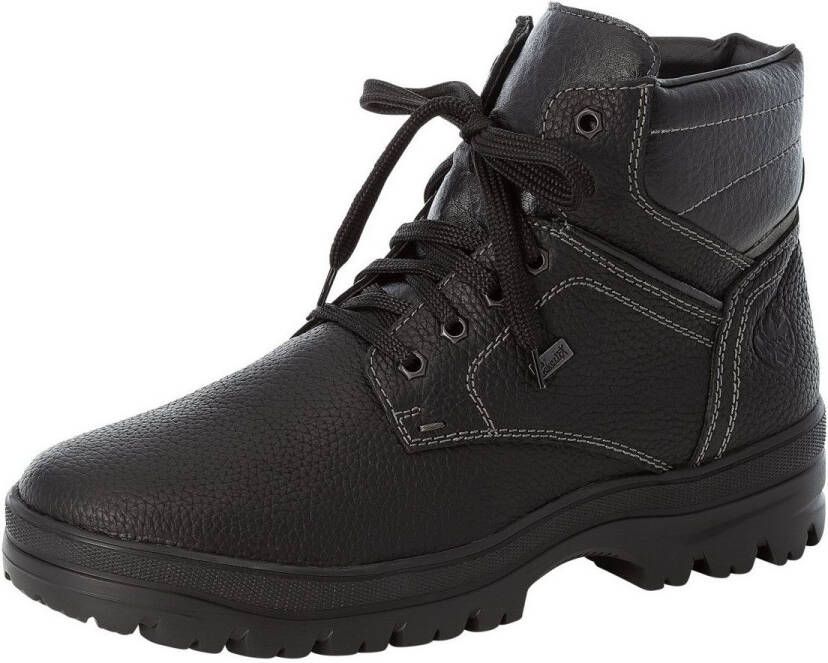 Rieker Veterlaars met gripsysteem Zwart - Foto 1