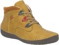 Rieker Veterschoenen Enkellaars High Top Sneaker met binnenzijde ritssluiting - Geel