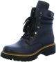 Rieker Hoge veterschoenen enkellaarsjes profielzool blokhak met casual vetersluiting - Thumbnail 2
