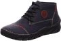 Rieker Hoge veterschoenen met luxueuze contrastnaden - Thumbnail 1