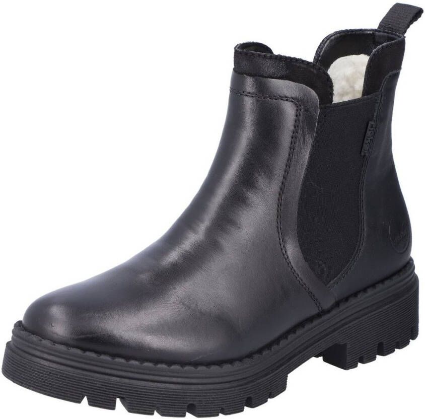 Rieker Slip-on sneakers instaplaarzen enkellaars high top sneaker in vegan uitvoering - Foto 2