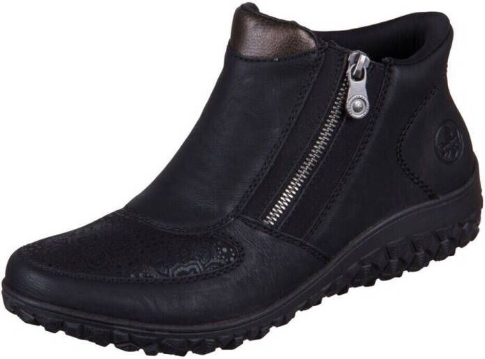 Rieker Boots zonder sluiting Ready2GO Enkellaars Casual-Boots profielzool met zijdelingse ritssluiting - Foto 2