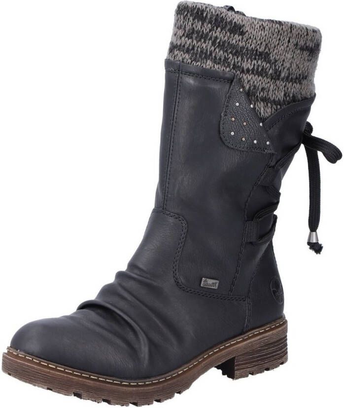 Rieker Winterlaarzen profielzool warmvoering met -tex