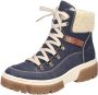 Rieker Winterlaarzen veterschoenen winterenkellaarsjes met warme voering - Thumbnail 1