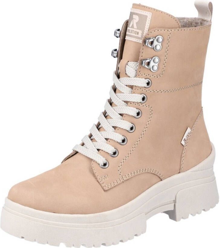 Rieker Veterschoenen Hoog Veterschoenen Hoog beige