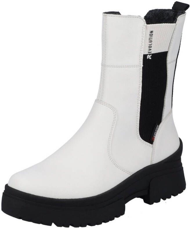 Rieker Witte Gesloten Enkellaarsjes voor Vrouwen White Dames - Foto 5