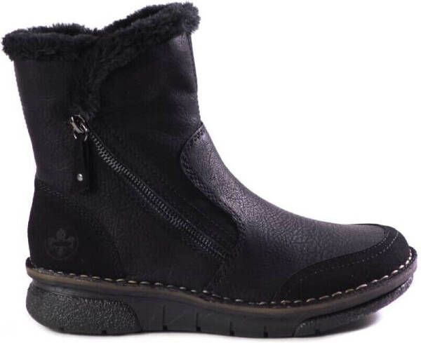 Rieker Booties 73371-00 Vrouwen Zwart Laarzen - Foto 2