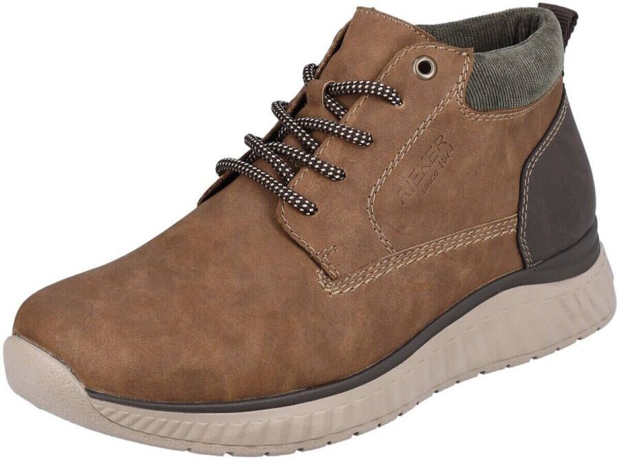 Rieker Hoge veterschoenen in moderne used-look