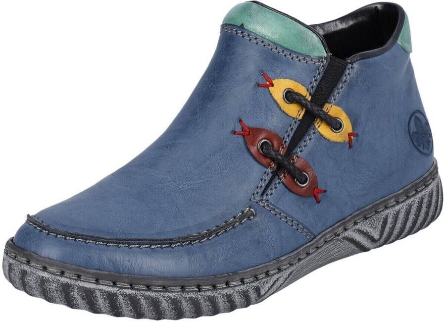 Rieker Boots zonder sluiting met contrastdetails
