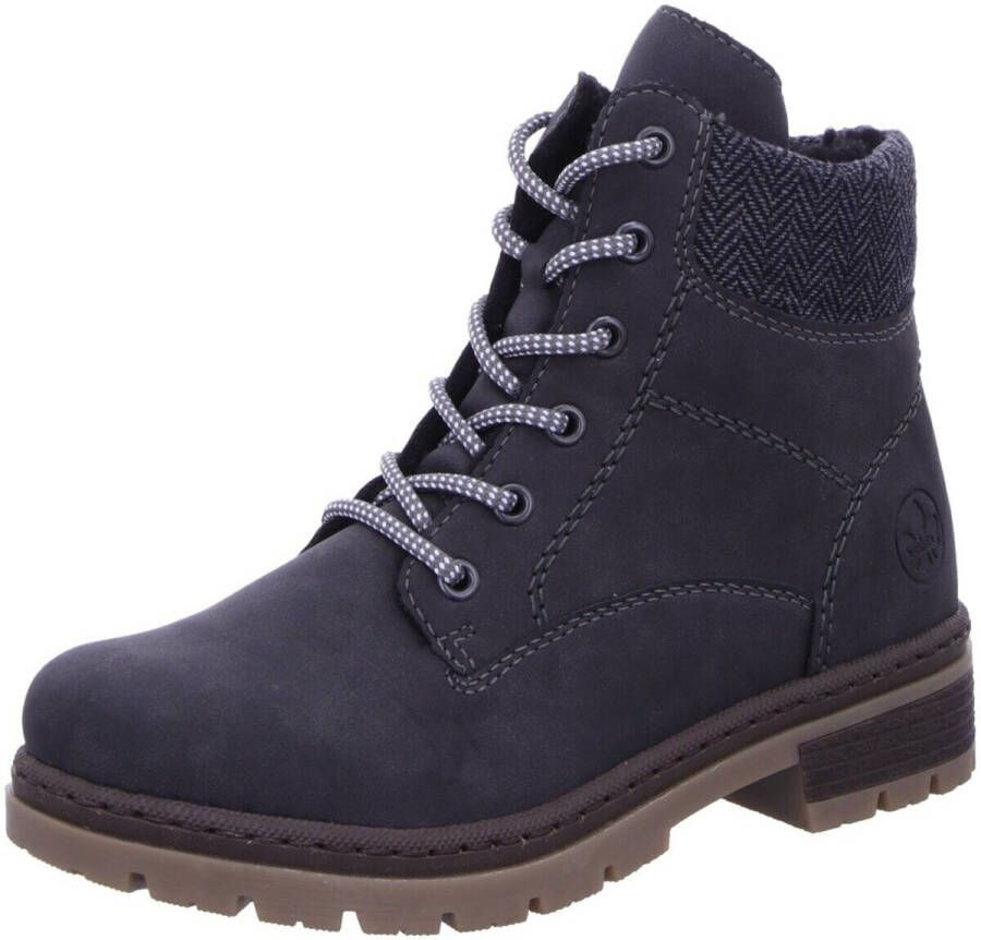 Rieker Winterlaarsjes lace-up boots ankle boots block heel with inner zipper - Foto 5