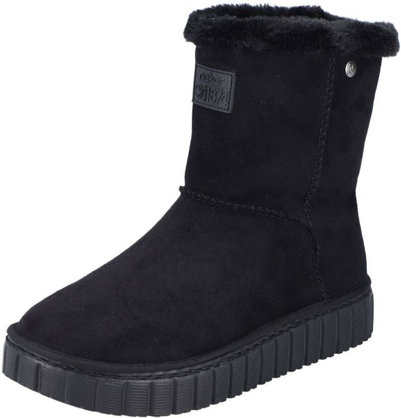 Rieker Comfortabele Zwarte Dameslaars Black Dames
