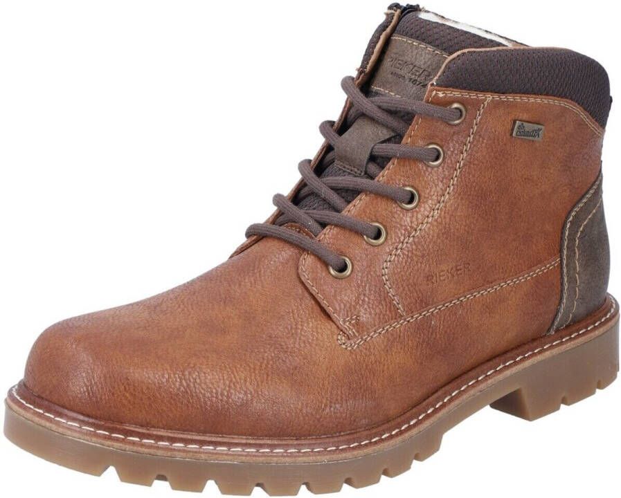 Rieker Winterlaarsjes worker boots veterschoenen trekkinglaarzen met tex-membraan