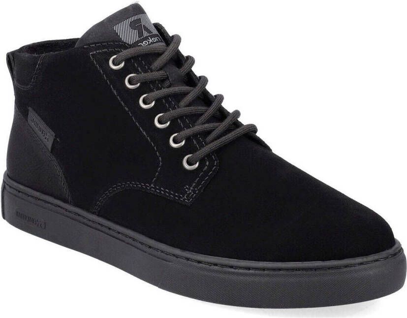 Rieker Moderne Zwarte Heren Sneaker Comfortabele Pasvorm - Foto 2