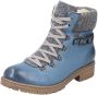 Rieker Stijlvolle Blauwe Veterschoenen Blauw Dames - Thumbnail 2