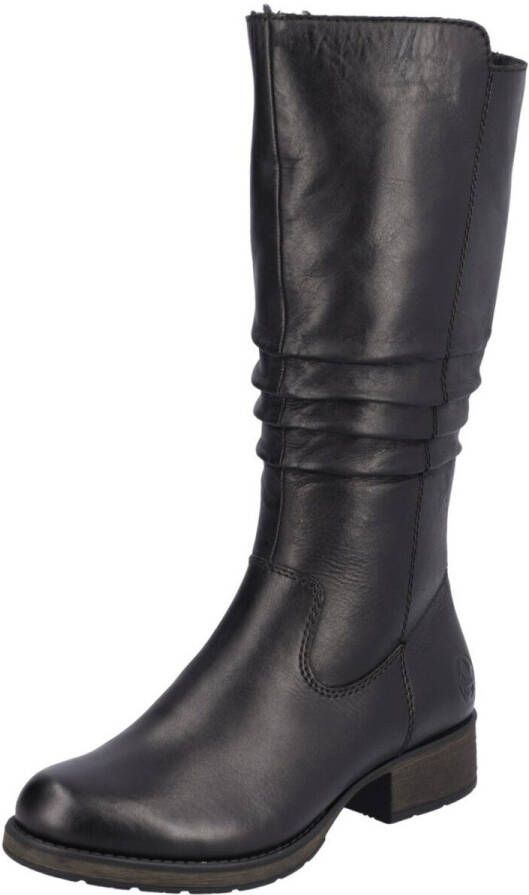 Rieker Lange laars met warme teddyvoering voor dames Zwart Dames - Foto 5