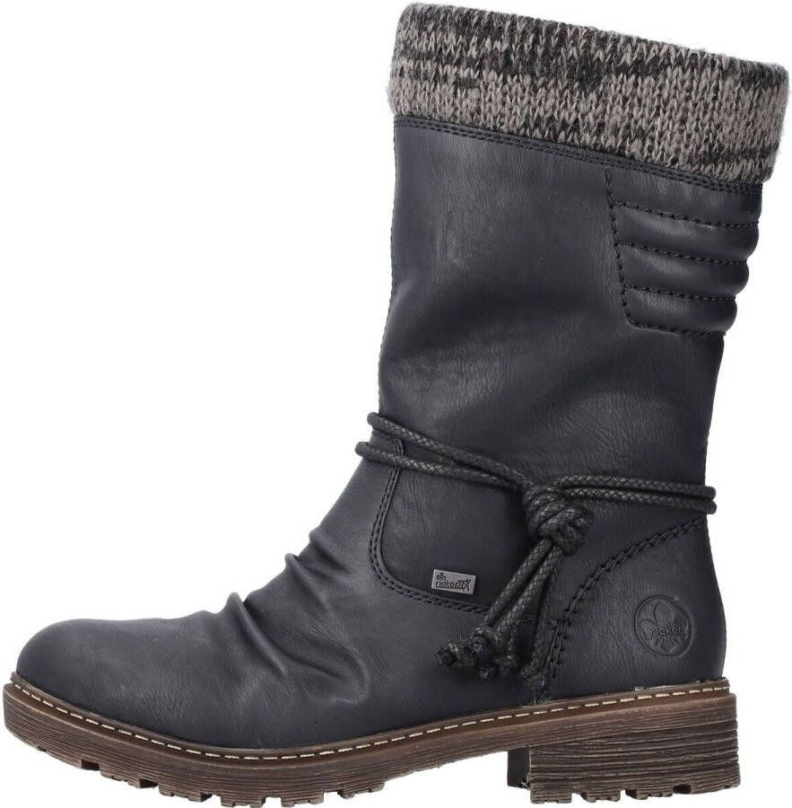 Rieker Winterlaarzen hakken tex-membraan met gebreide schaprand - Foto 2