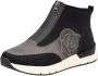 Rieker Slip-on sneakers instaplaarzen enkellaars high top sneaker in vegan uitvoering - Thumbnail 1