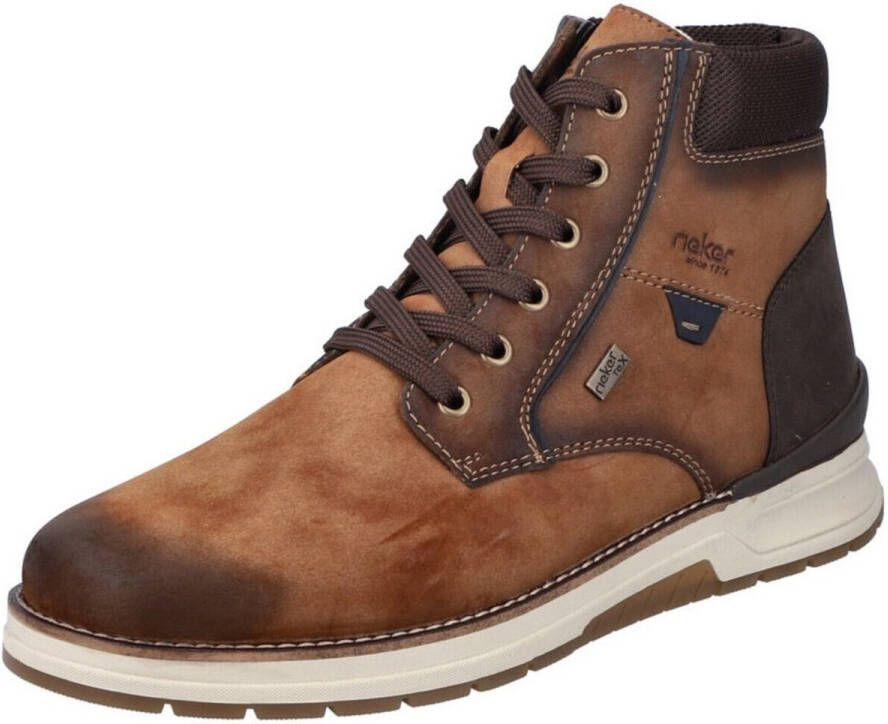 Rieker Winterlaarzen veterschoenen winterenkellaars memocup-uitrusting used-look
