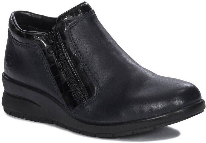 Rieker Blauwe Sportieve Instapper met Rits Blue - Foto 3