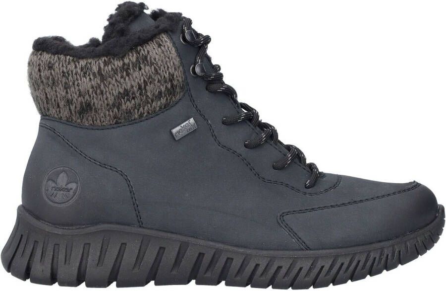 Rieker Winterlaarzen enkellaars veterschoenen met waterafstotend tex-membraan