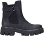 Rieker Chelsea-boots instappers enkellaars plateau met binnenrits - Thumbnail 3
