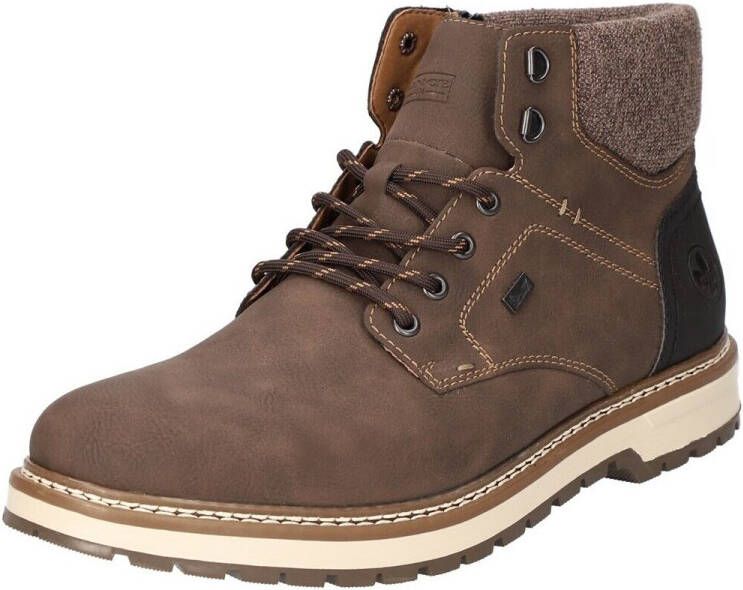 Rieker Stijlvolle Veterschoenen voor Mannen Brown Heren - Foto 2