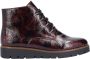 Rieker Plateaulaarsjes veterschoenen enkellaars wedge laarzen met aantrek-lus in glanzend look - Thumbnail 4