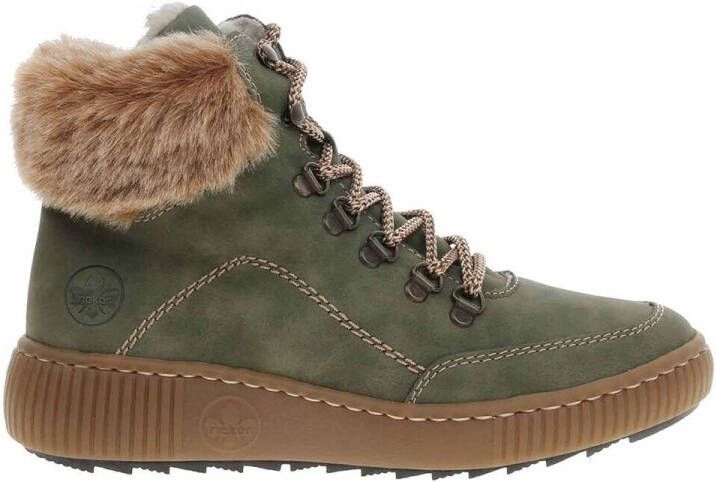 Rieker Veterboots Dames Groen - Foto 2