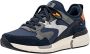 Rieker Sport Sneakers Heren Blauw - Thumbnail 2