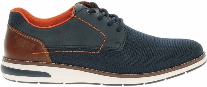 Rieker Sneakers met contrasterende decoratieve naad vrijetijdsschoen lage schoen veterschoen