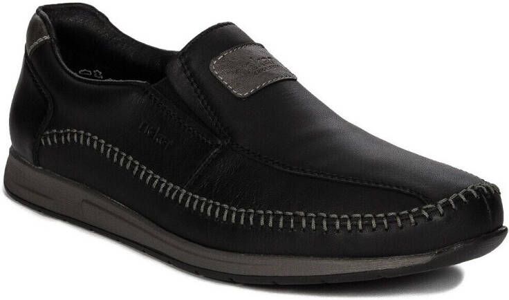 Rieker Instappers Mokassin loafer comfortschoen met ingewikkelde randnaad