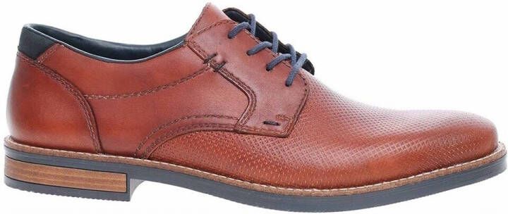 Rieker Cognac Geklede Veterschoenen Heren - Foto 3