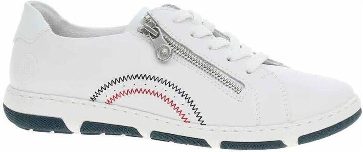 Rieker Sneakers veterschoenen lage schoen vrijetijdsschoen met zachte schacht - Foto 14