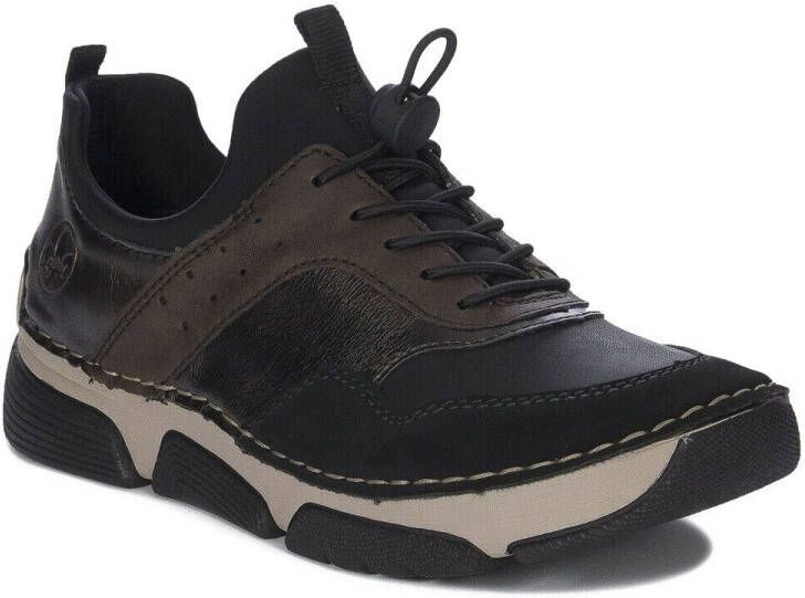 Rieker Slip-on sneakers instapschoen vrijetijdsschoen lage schoen met snelle sluiting - Foto 3